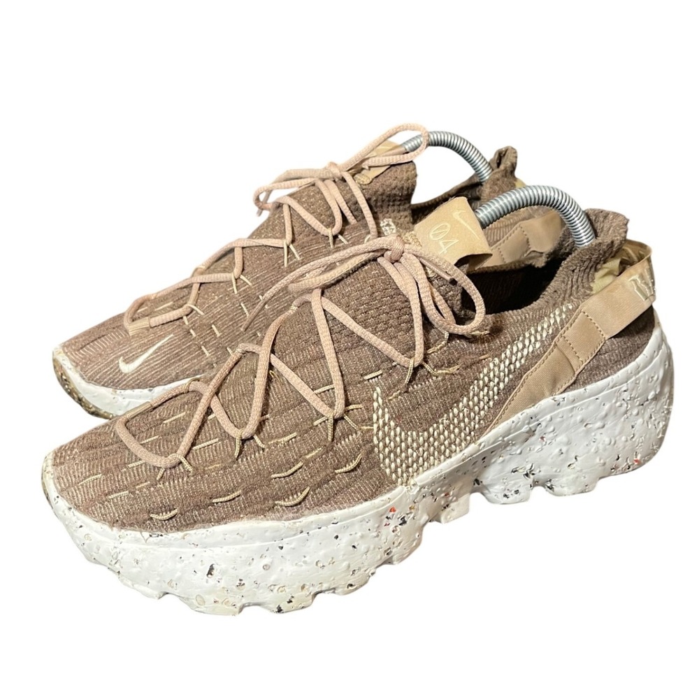 Nike Space Hippie 04 Womens 11 Brown Tan CD3476-200 Crater Foam Sneakers